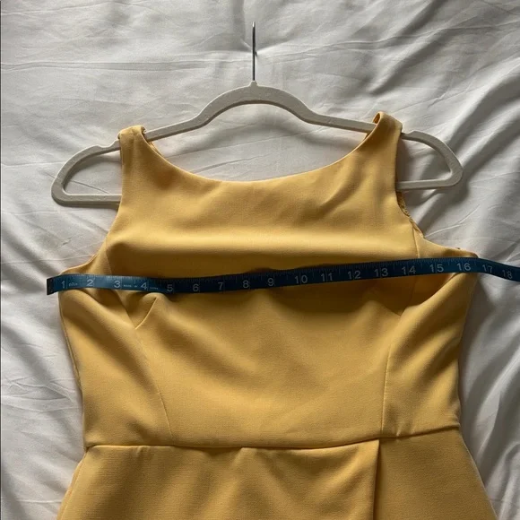 WHBM Yellow Sleeveless Sheath Dress - Picture 13 of 14